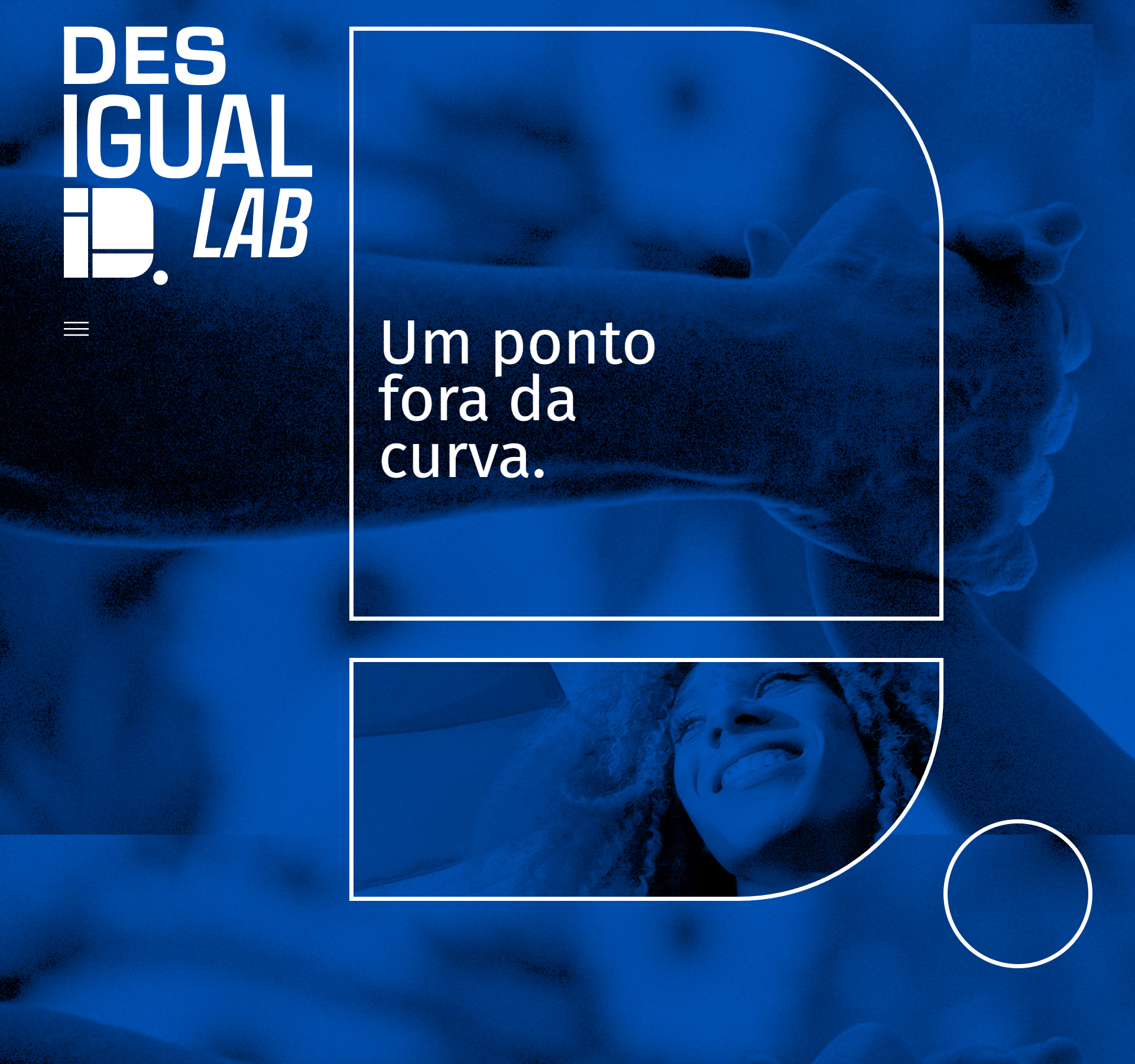 Screenshot showing the Desigual lab home page